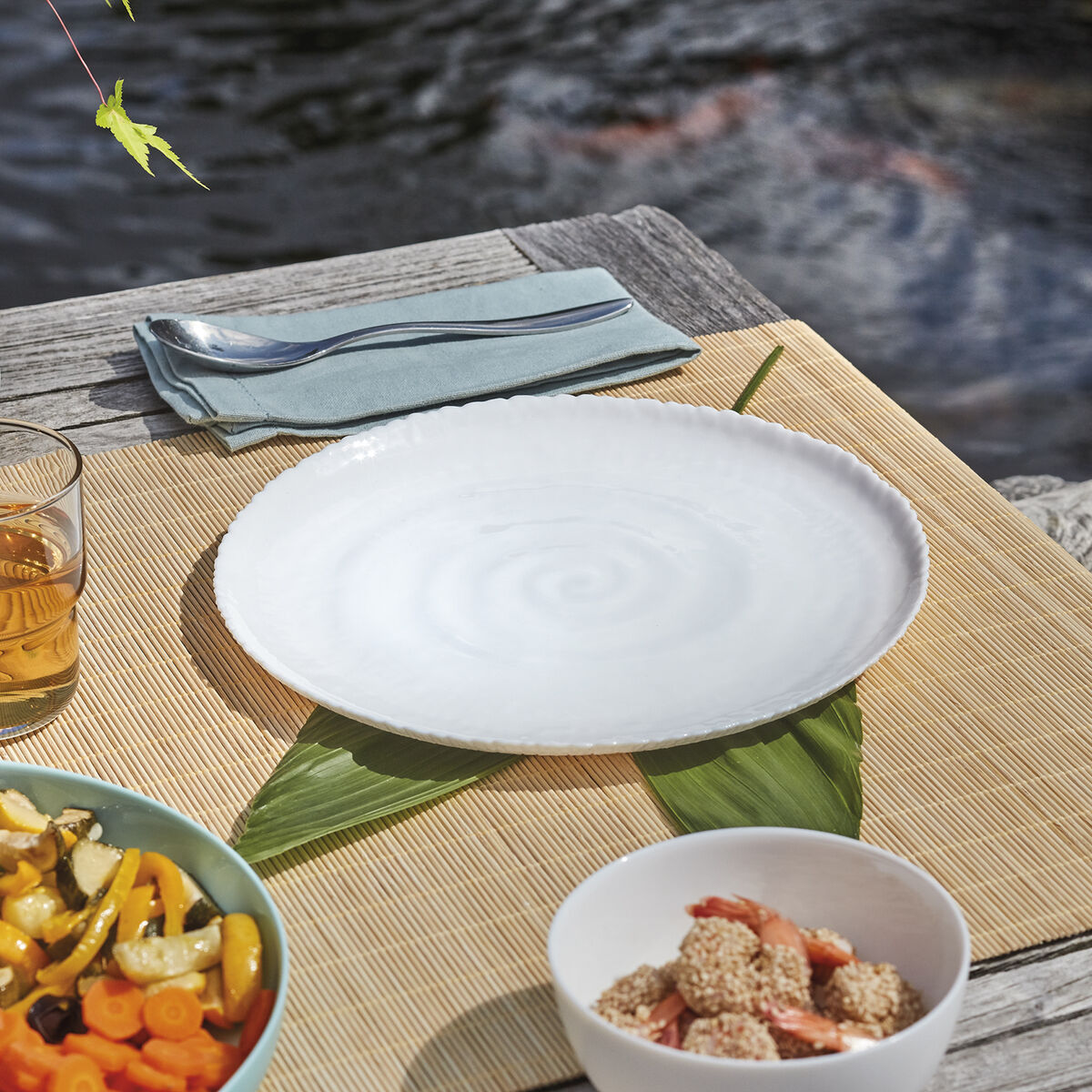 Lapostányér Luminarc Ammonite Vit Glas (Ø 26 cm) (24 antal) - 2