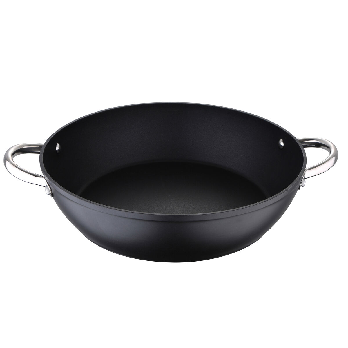 Gryta Masterpro Foodies Svart Smitt aluminium (Ø 32 cm)