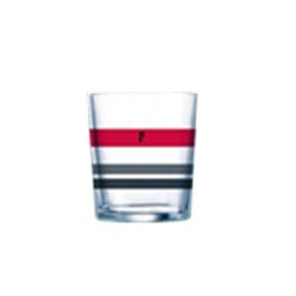 Glasset Pierre Cardin Eclat Ränder Glas Transparent (4 uds)