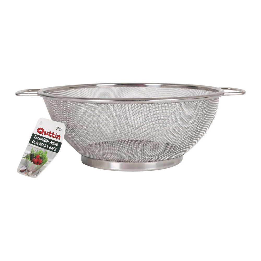 Durkslag för pasta Quttin Stål (21 cm) - 4