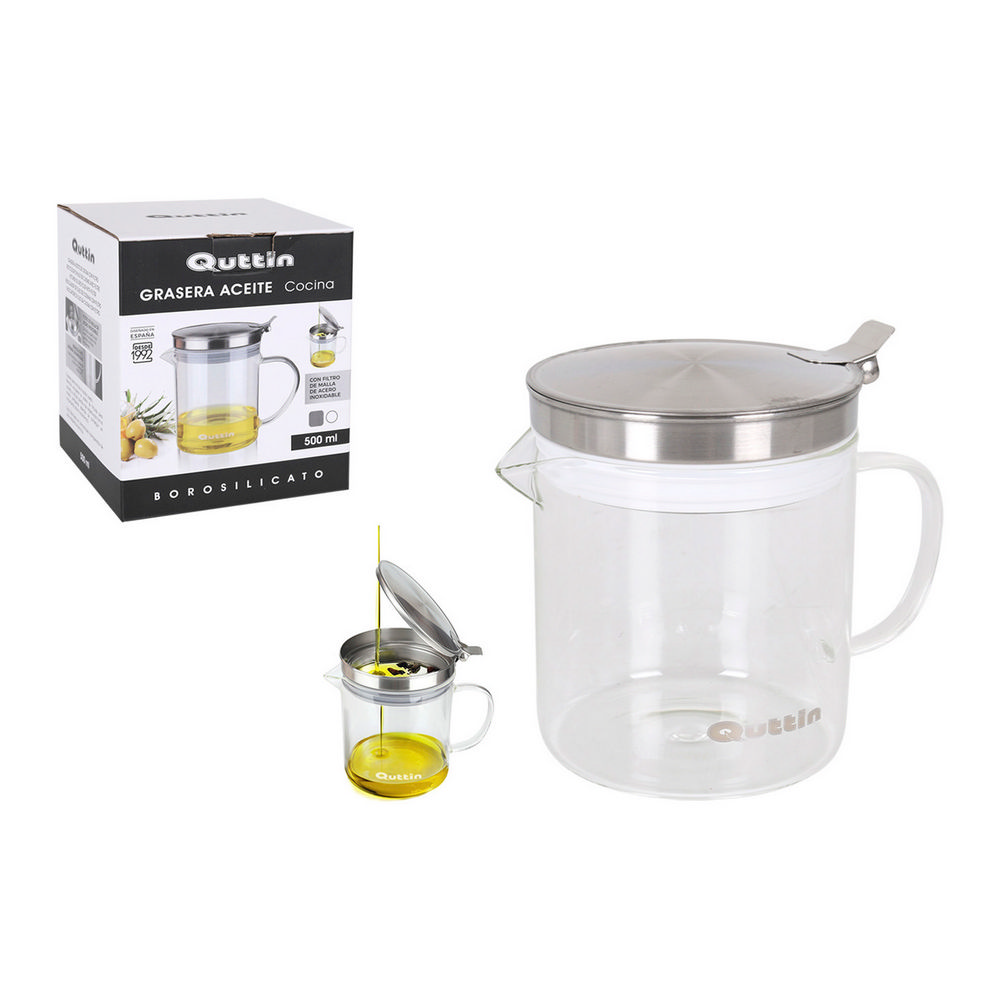 Oljeflaska Quttin Borosilikatglas (500 ml) - 3
