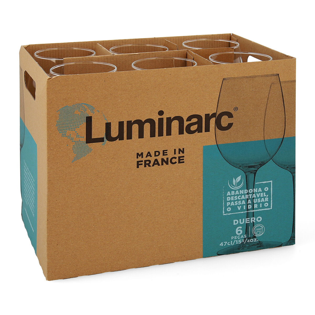 Vinglas Luminarc Duero Transparent Glas 470 ml (6 antal) - 3