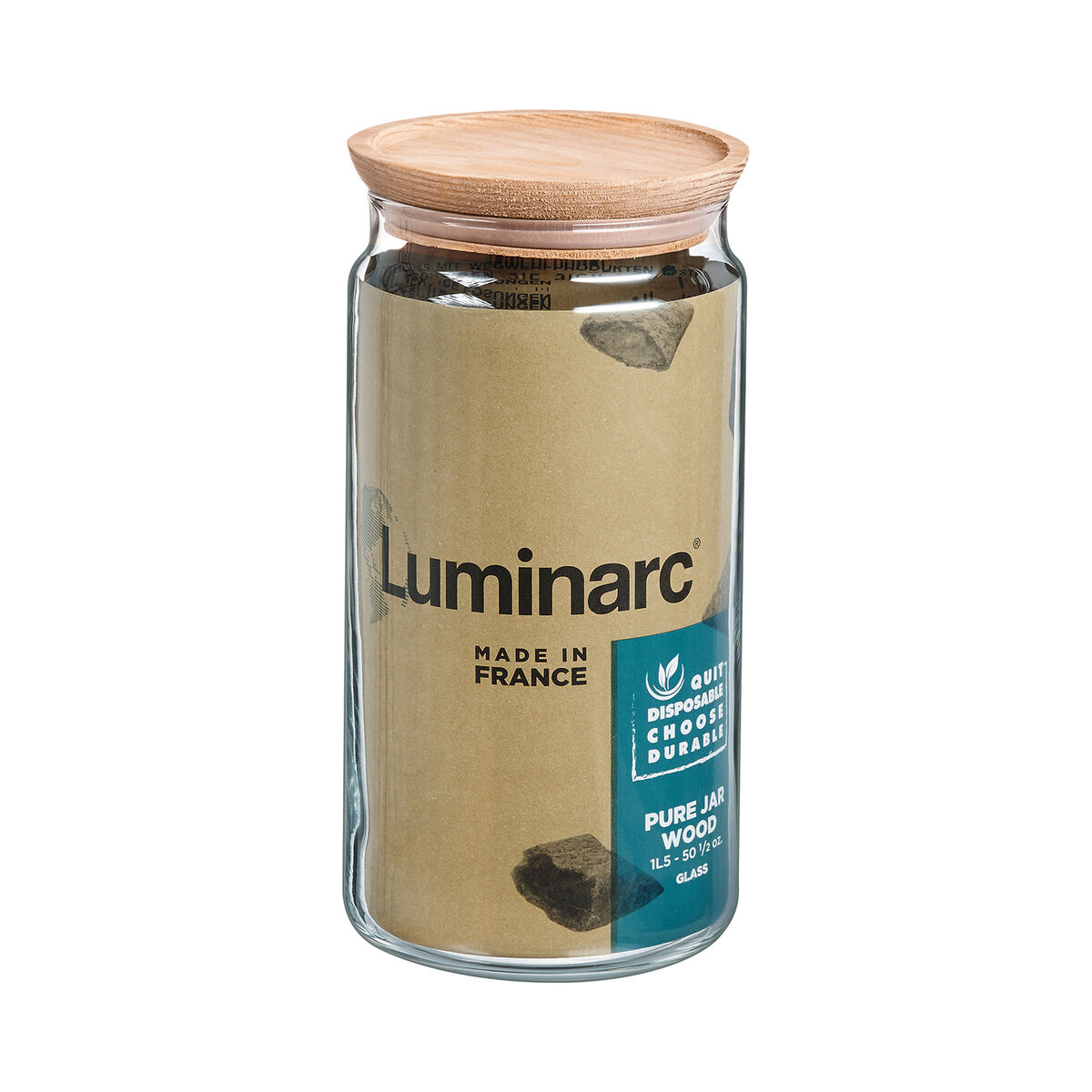 Burk Luminarc Pav Transparent Glas (1,5 L) (6 antal) - 3