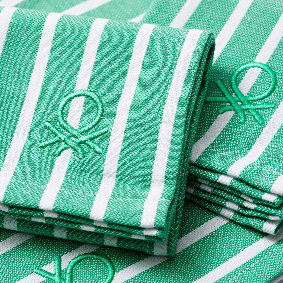 Servetter Benetton Grön (4 pcs) - 3