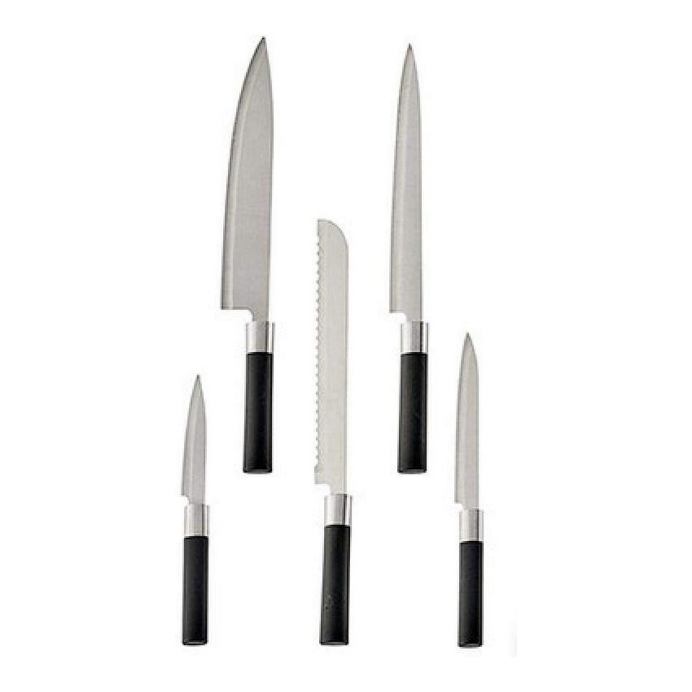 Knivset Svart Grå Metall (11 x 35,5 x 11 cm) - 2