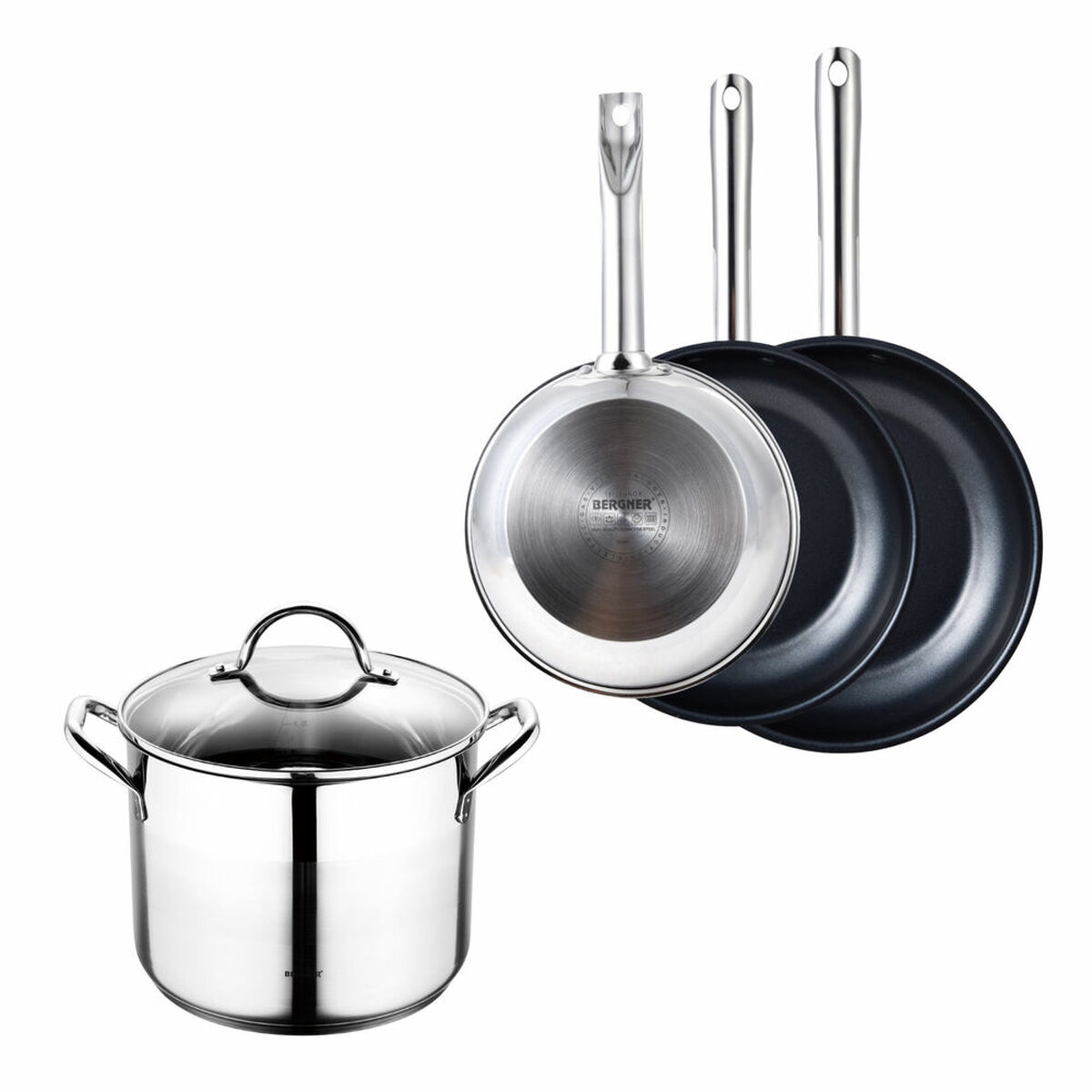 Stekpanneset Bergner Cookware Gourmet (4 pcs) - 2