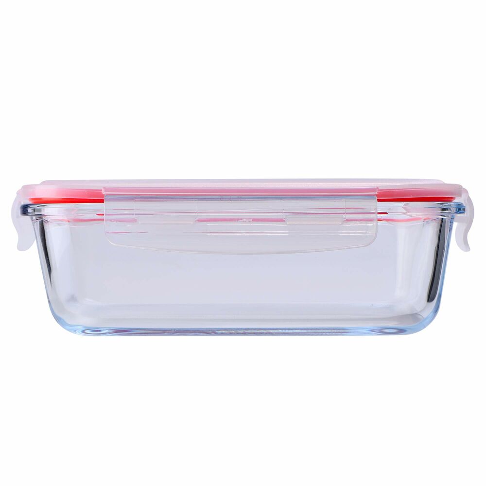 Hermetisk matlåda Benetton BE083 100 ml Röd Vit Borosilikatglas - 6