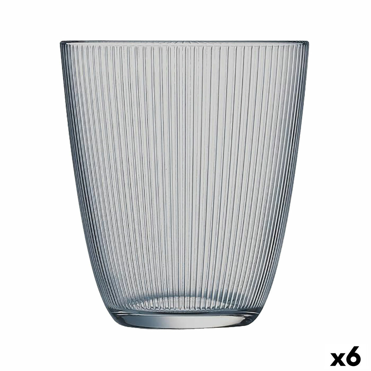 Glas Luminarc Concepto Stripy Grå Glas 310 ml (6 antal)
