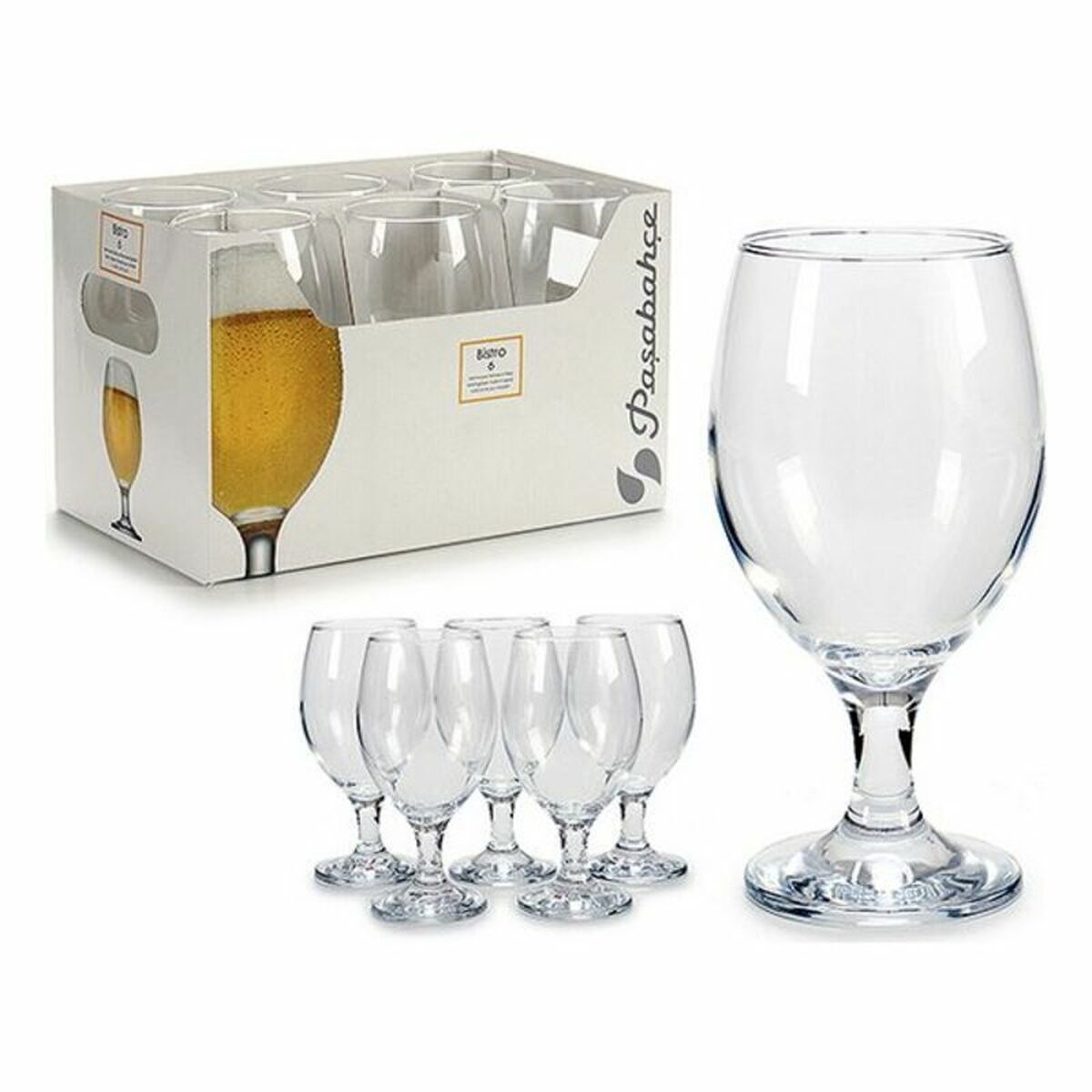 Vinglas Transparent Glas 400 ml - 2