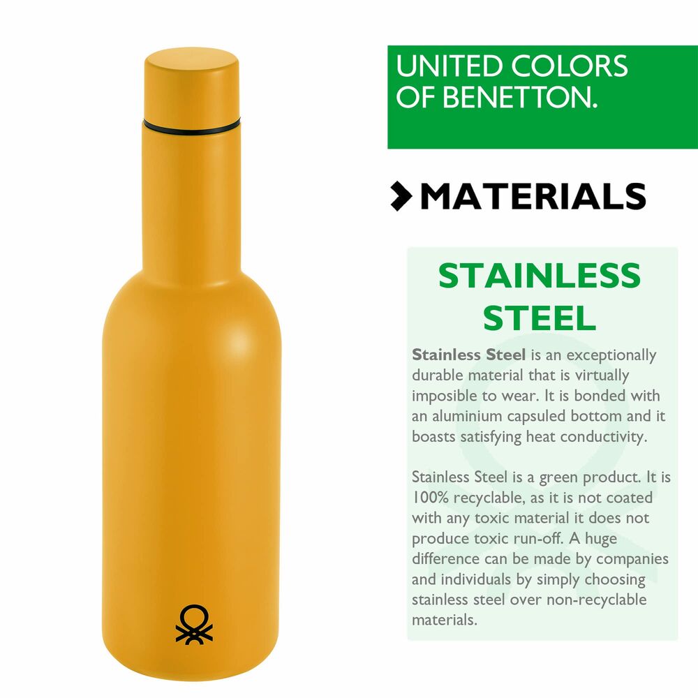 Termos Benetton BE254 Gul Metall Rostfritt stål 550 ml - 3