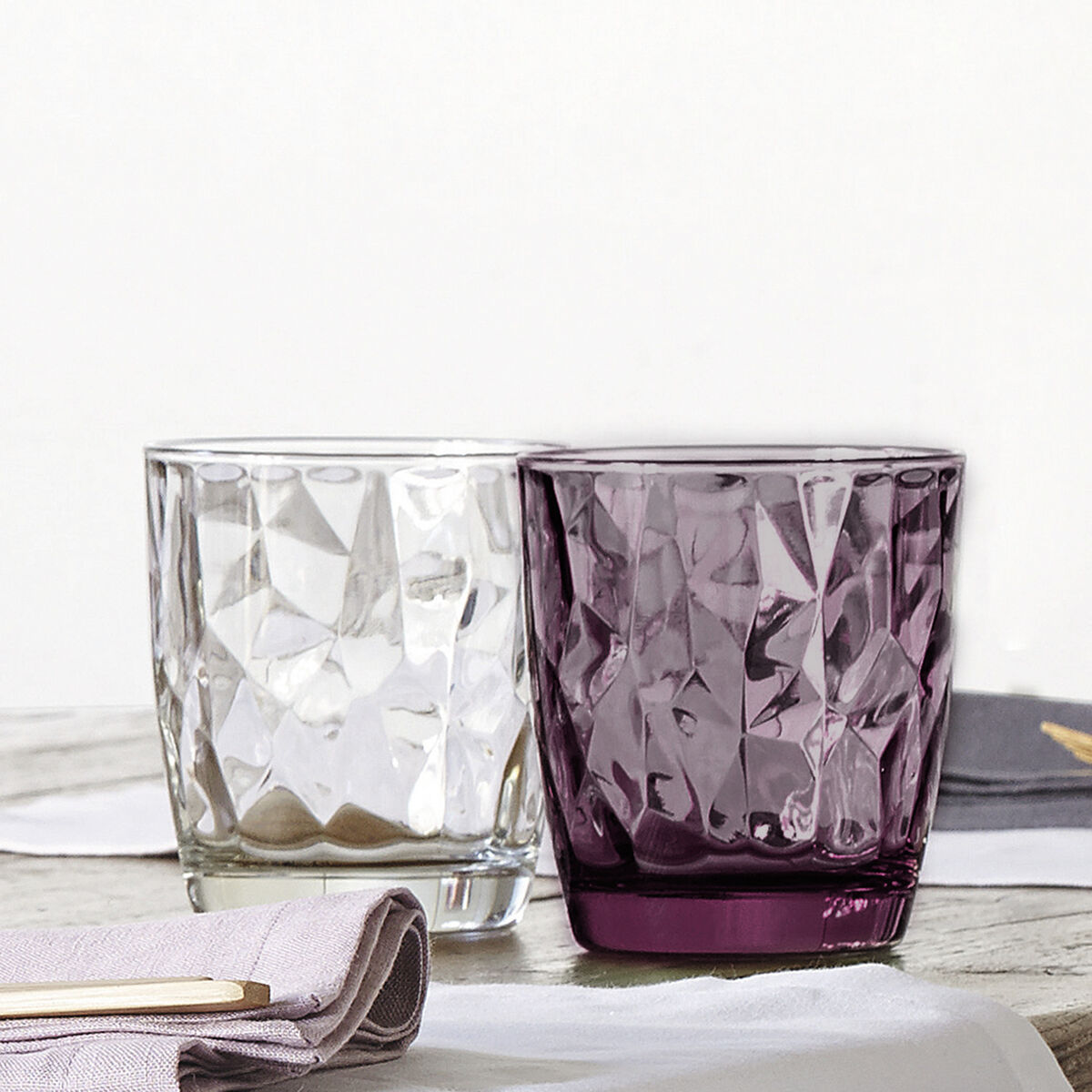 Glas Bormioli Rocco Diamond Purpur Glas (390 ml) (6 antal) - 3