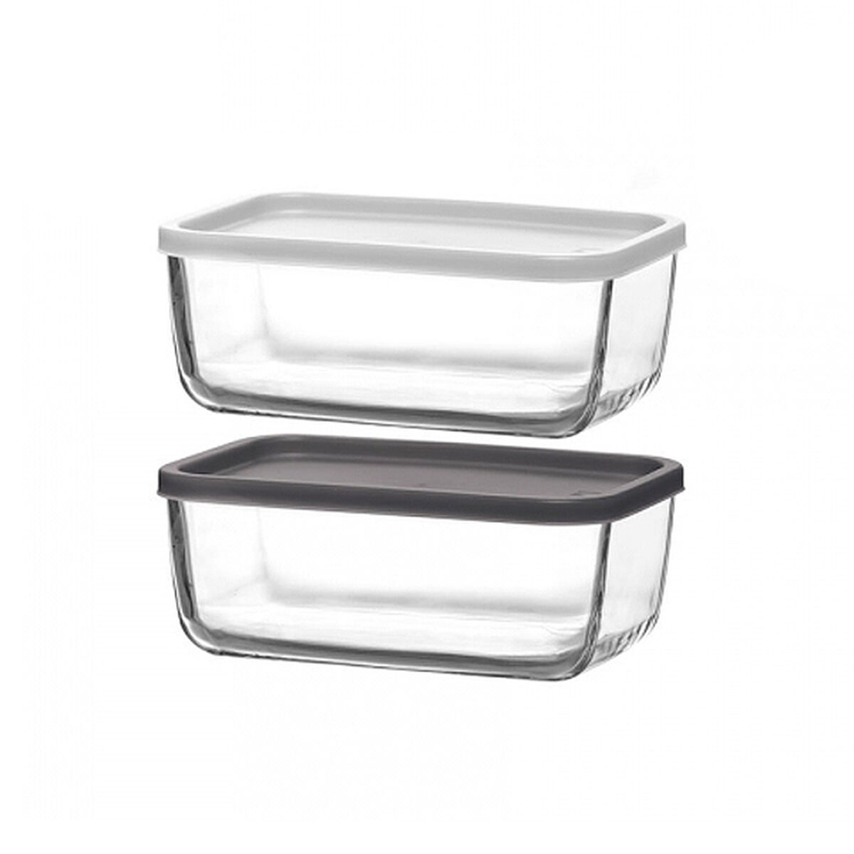 Lunchlåda Cube Rektangulär Med lock (1,2 L) - 2