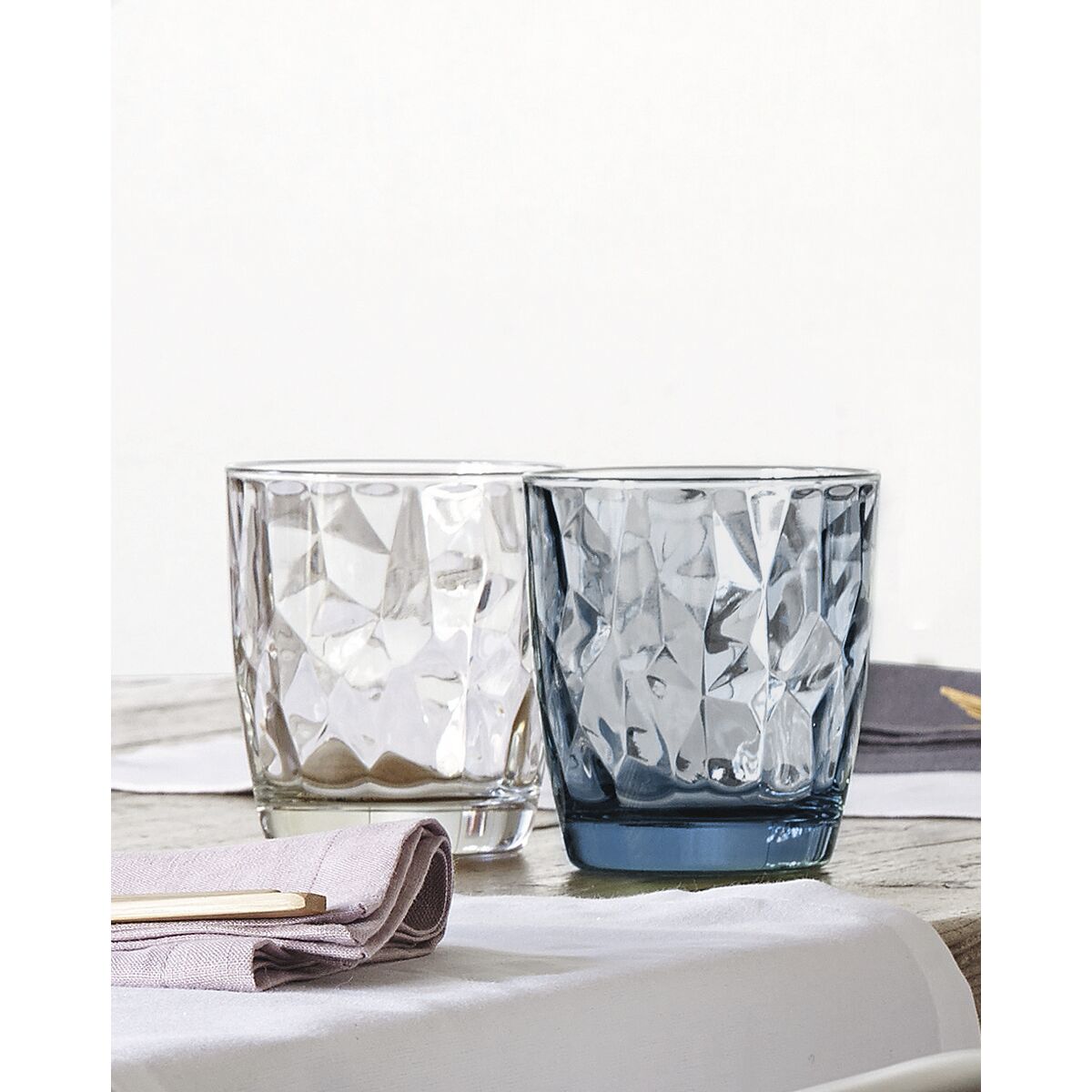 Glas Bormioli Rocco Diamond Blå Glas (390 ml) (6 antal) - 3