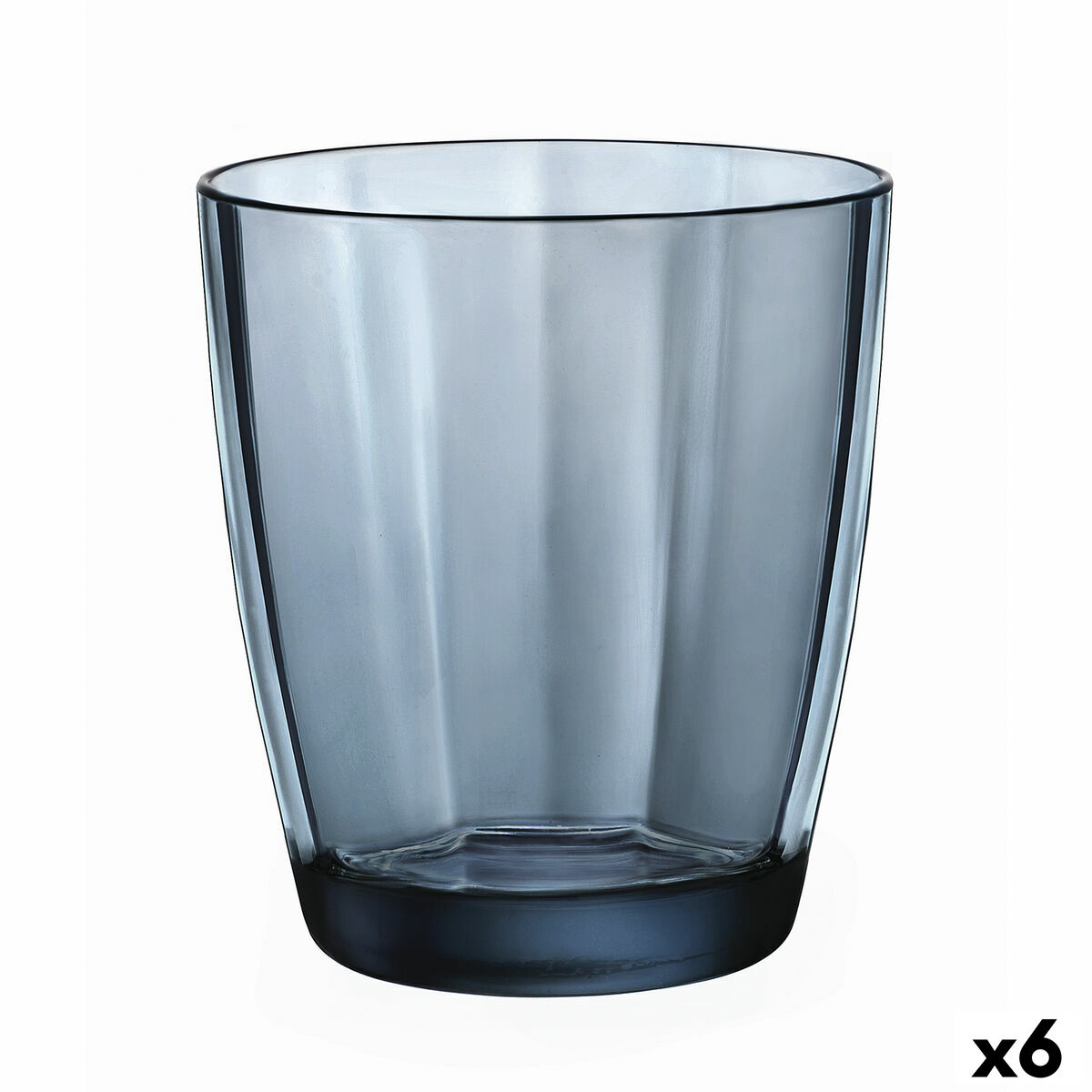 Glas Bormioli Rocco Pulsar Blå Glas (6 antal) (305 ml)