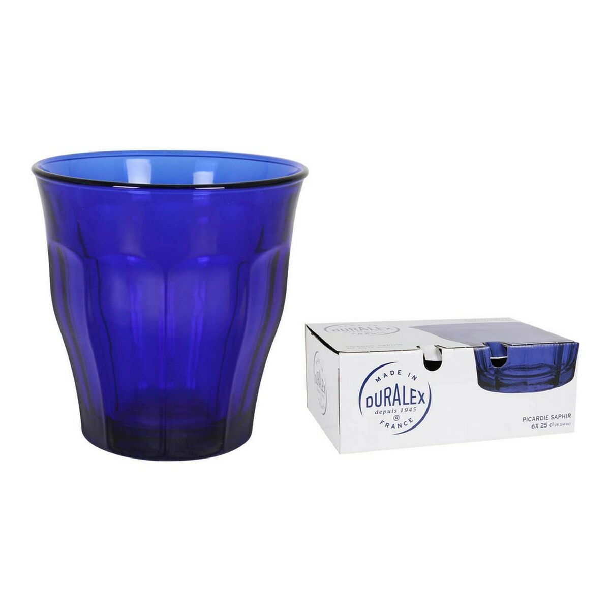 Glasset Duralex Picardie Glas Blå 250 ml (6 antal) - 3