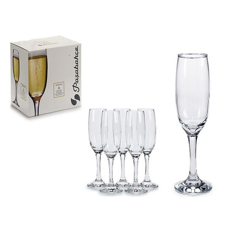 Glasset Transparent Glas (210 ml) (6 Delar) - 12