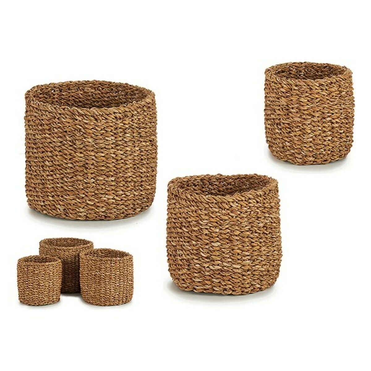 Korgset 3 Delar Brun