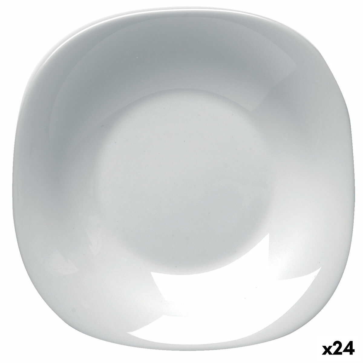 Djup tallrik Bormioli Rocco Parma Glas (23 cm) (24 antal)