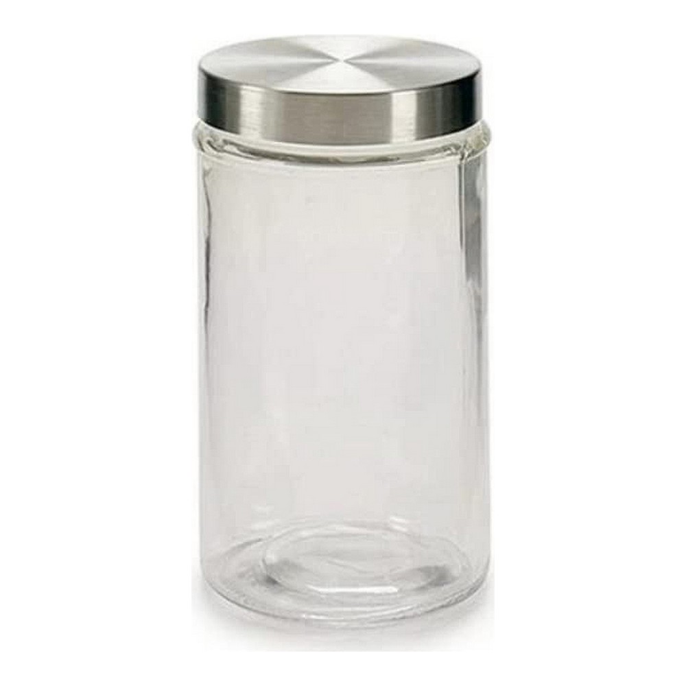 Burk Glas Silvrig Transparent Aluminium 1 L - 2