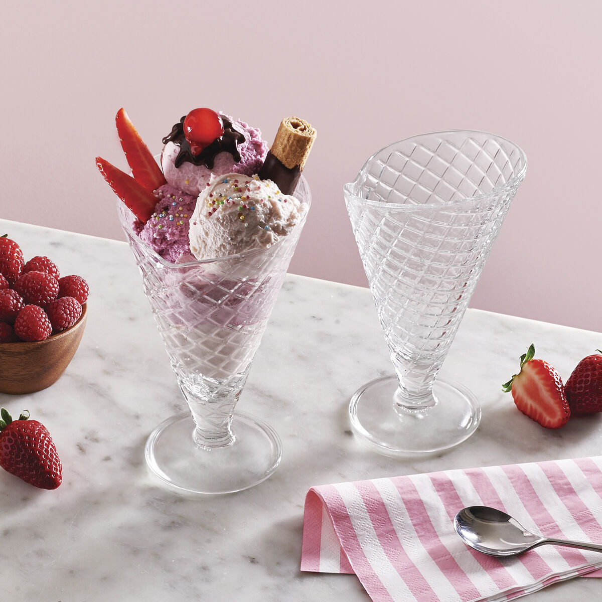 Glass- och milkshakeglas Bormioli Rocco Glas (210 ml) (6 antal) - 3