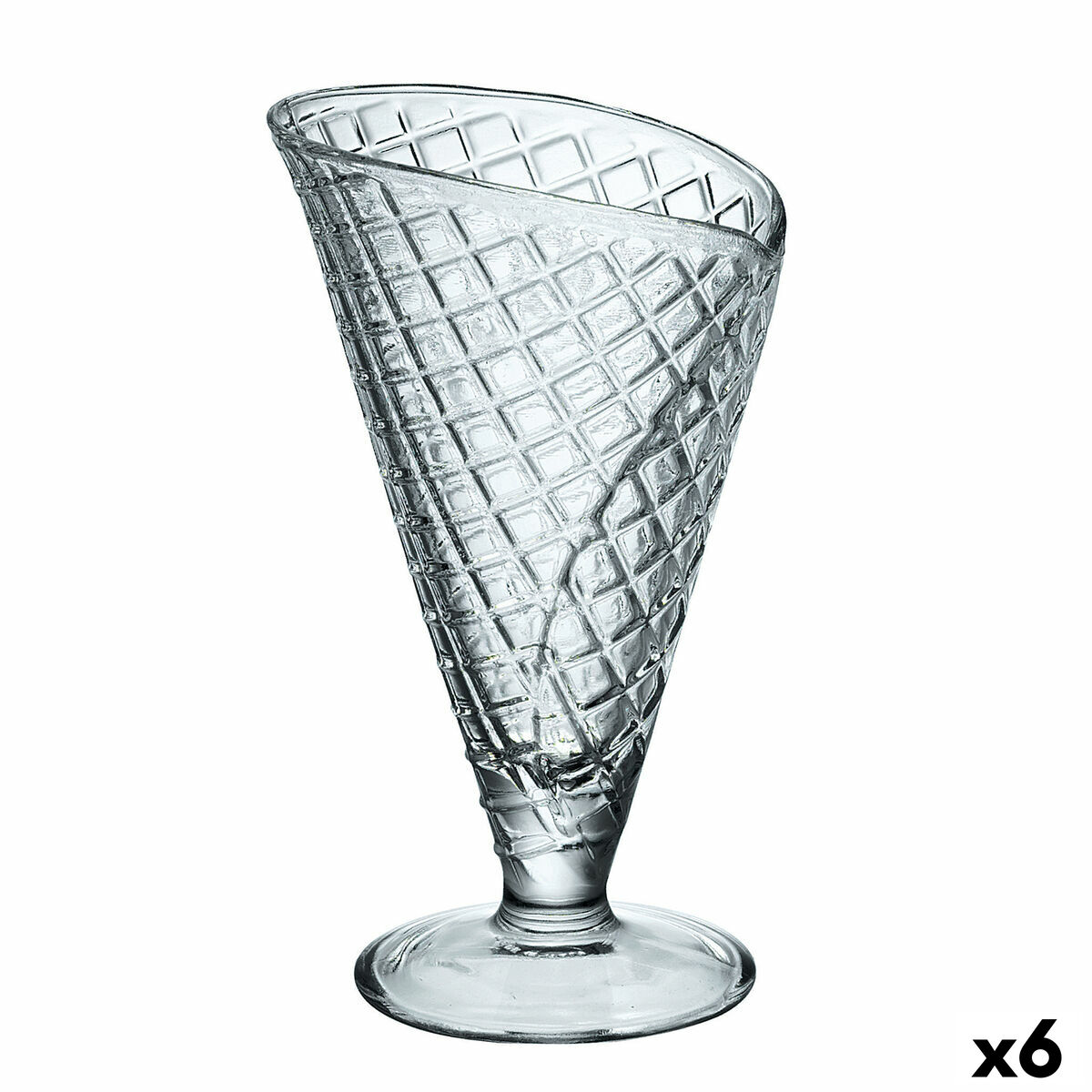 Glass- och milkshakeglas Bormioli Rocco Glas (210 ml) (6 antal)
