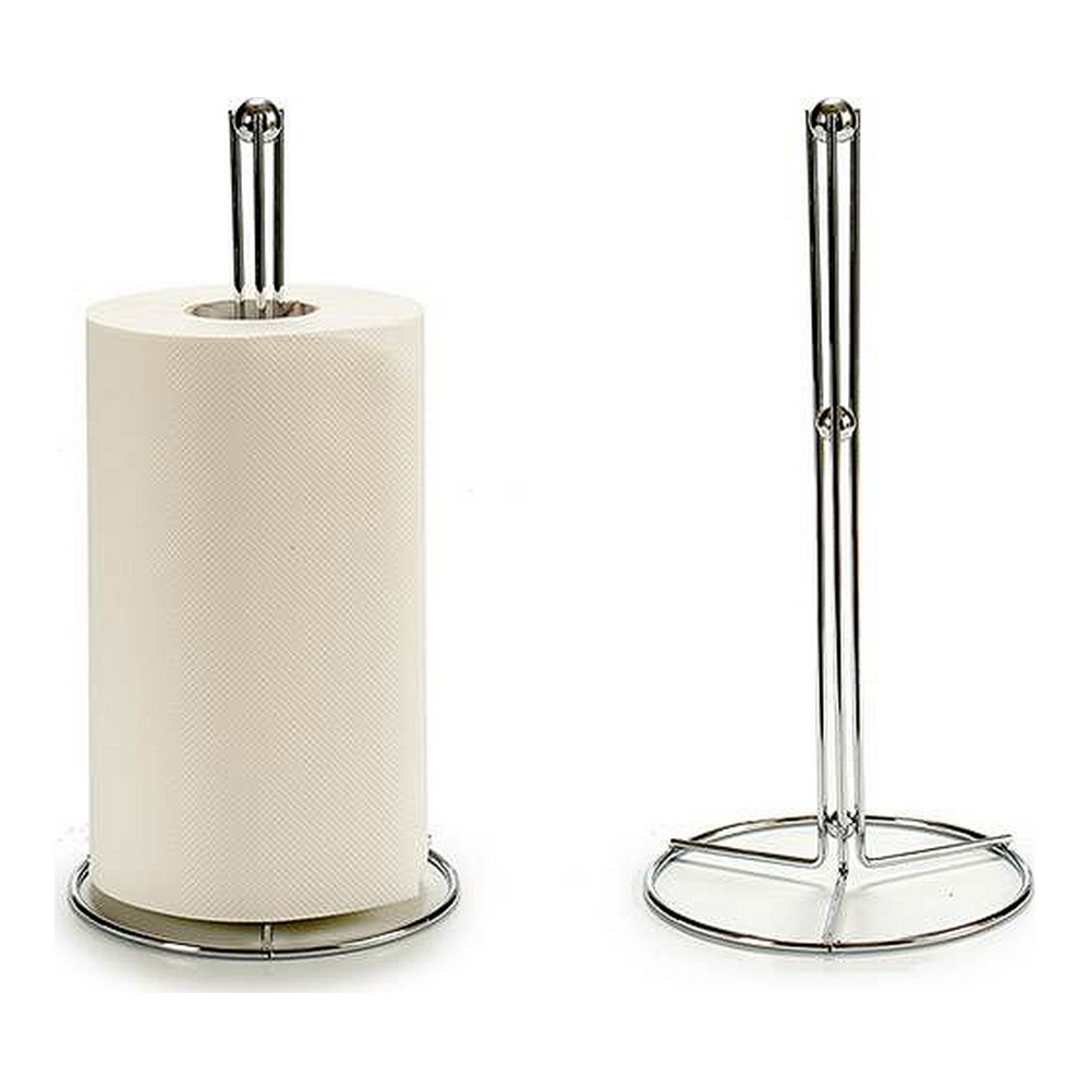 Hushållspappershållare Silvrig Metall 15,5 x 31 x 15,5 cm (31 x 15,5 cm) - 3