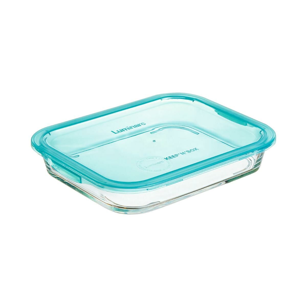 Hermetisk matlåda Luminarc Keep'n Lagon Turkos 1,5 L Glas (6 antal) - 2