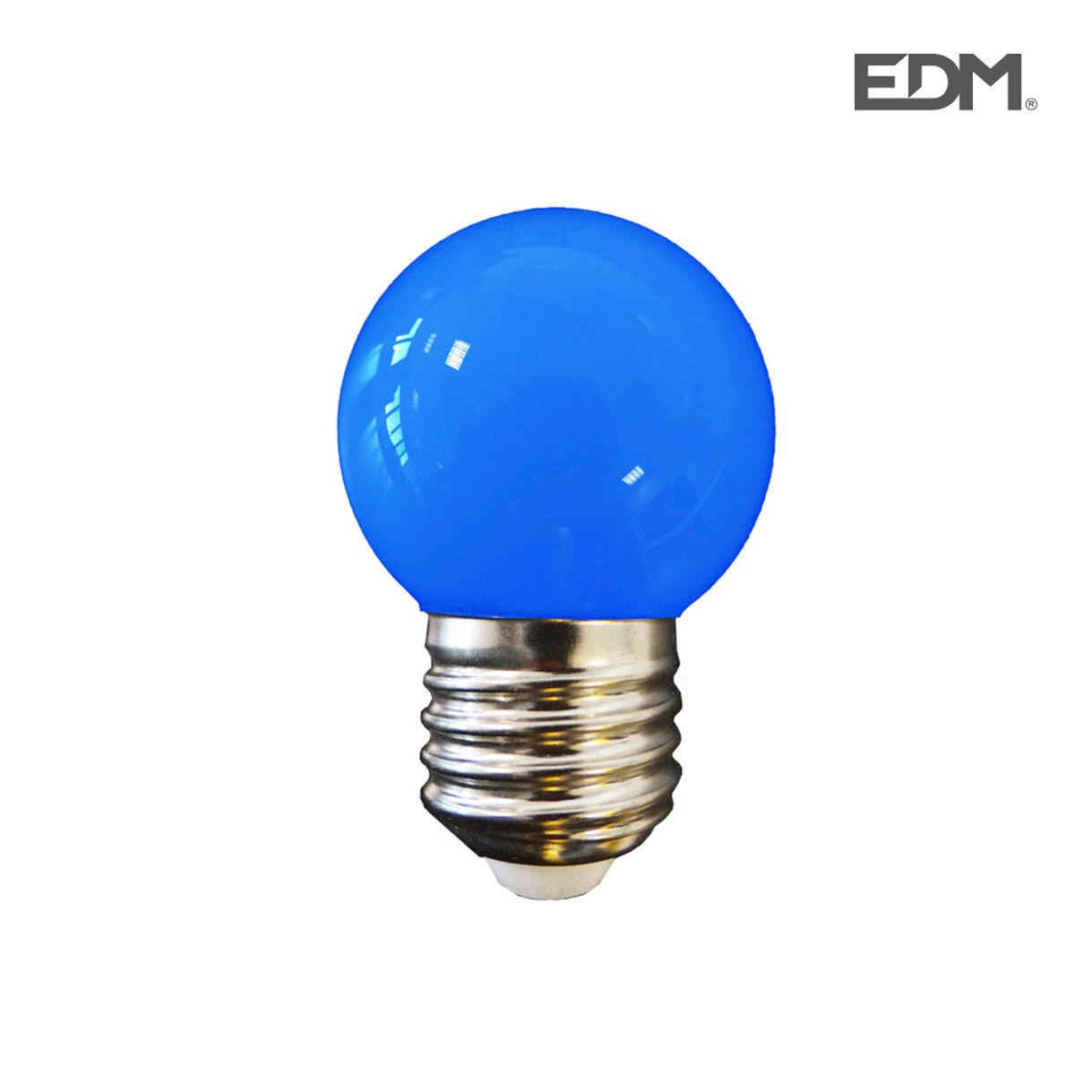 LED-lampa EDM Blå E27 A+ 1,5 W