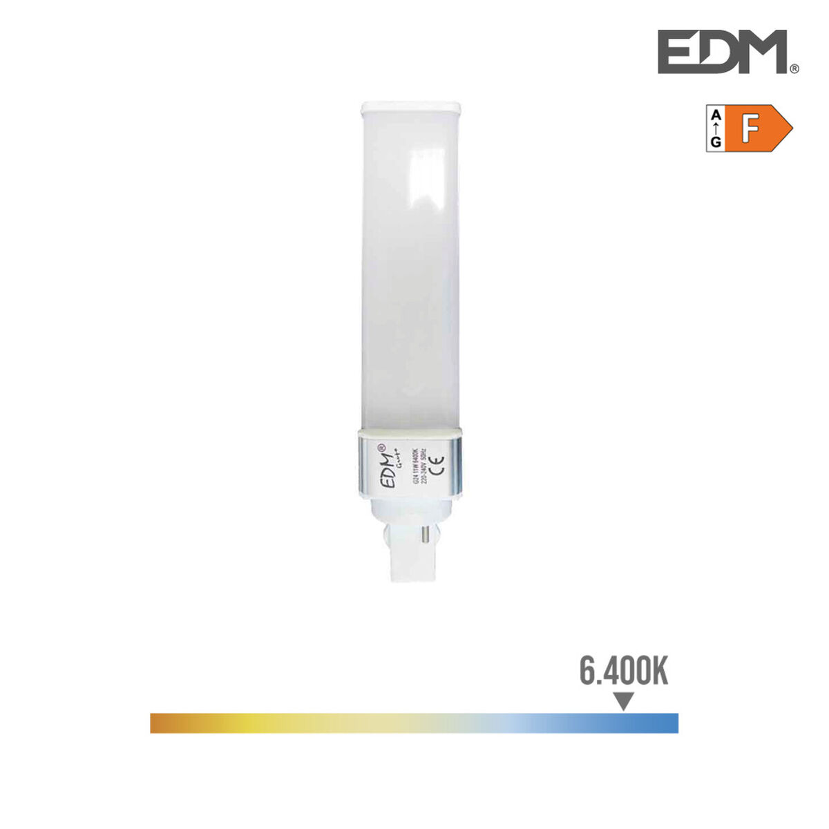 LED-lampa EDM F 11 W 1100 Lm (6400 K)