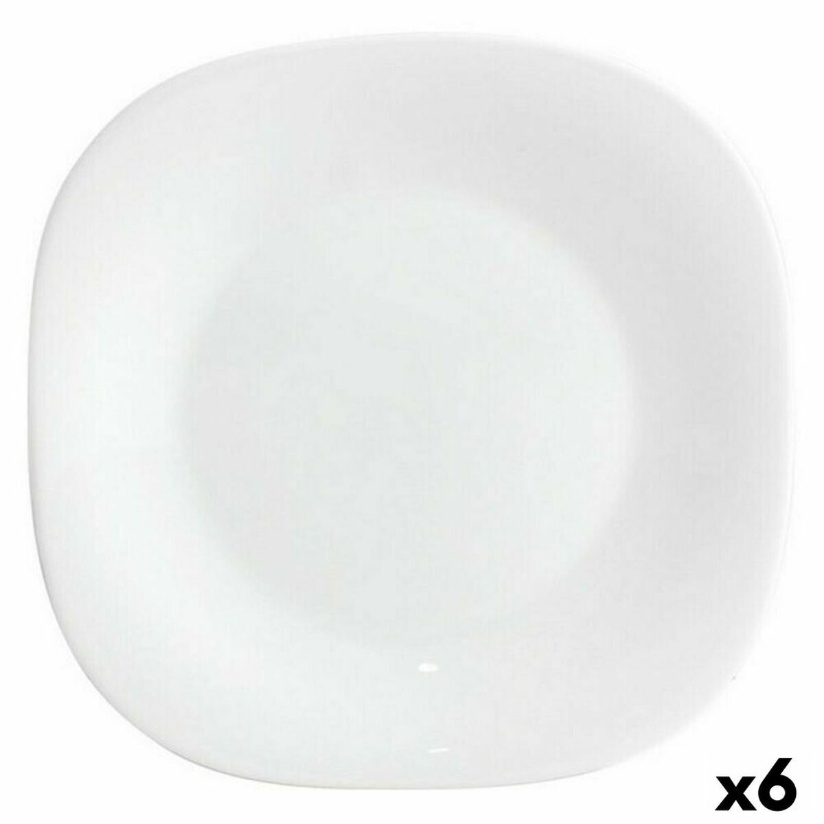 Platt skål Bormioli 498880F27321990 Vit Ø 20 cm (Pack 6 uds) - 6