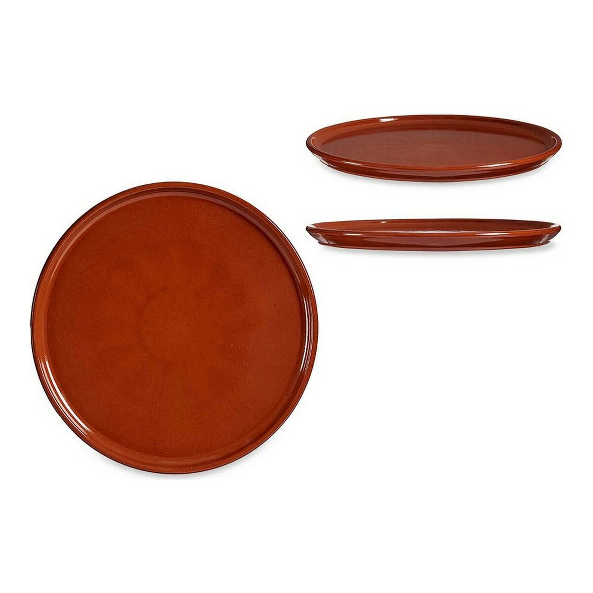 Pizzatallrik 33358//arte Honung Terrakotta (Ø 32 cm) - 4