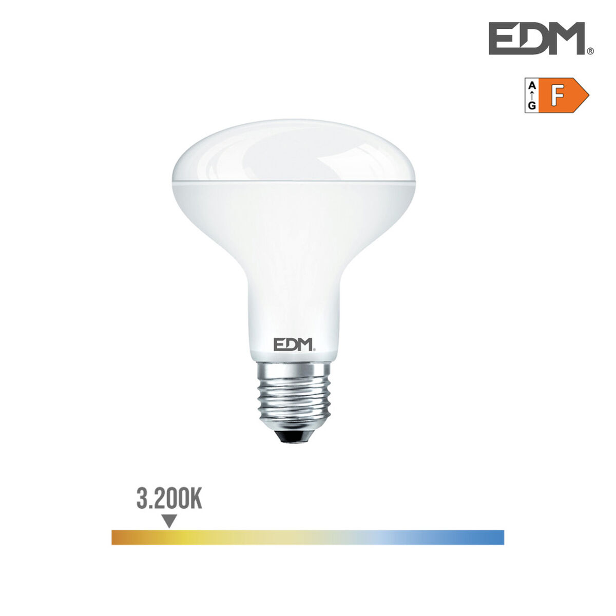 LED-lampa EDM 12W E27 F 1055 lm (3200 K)