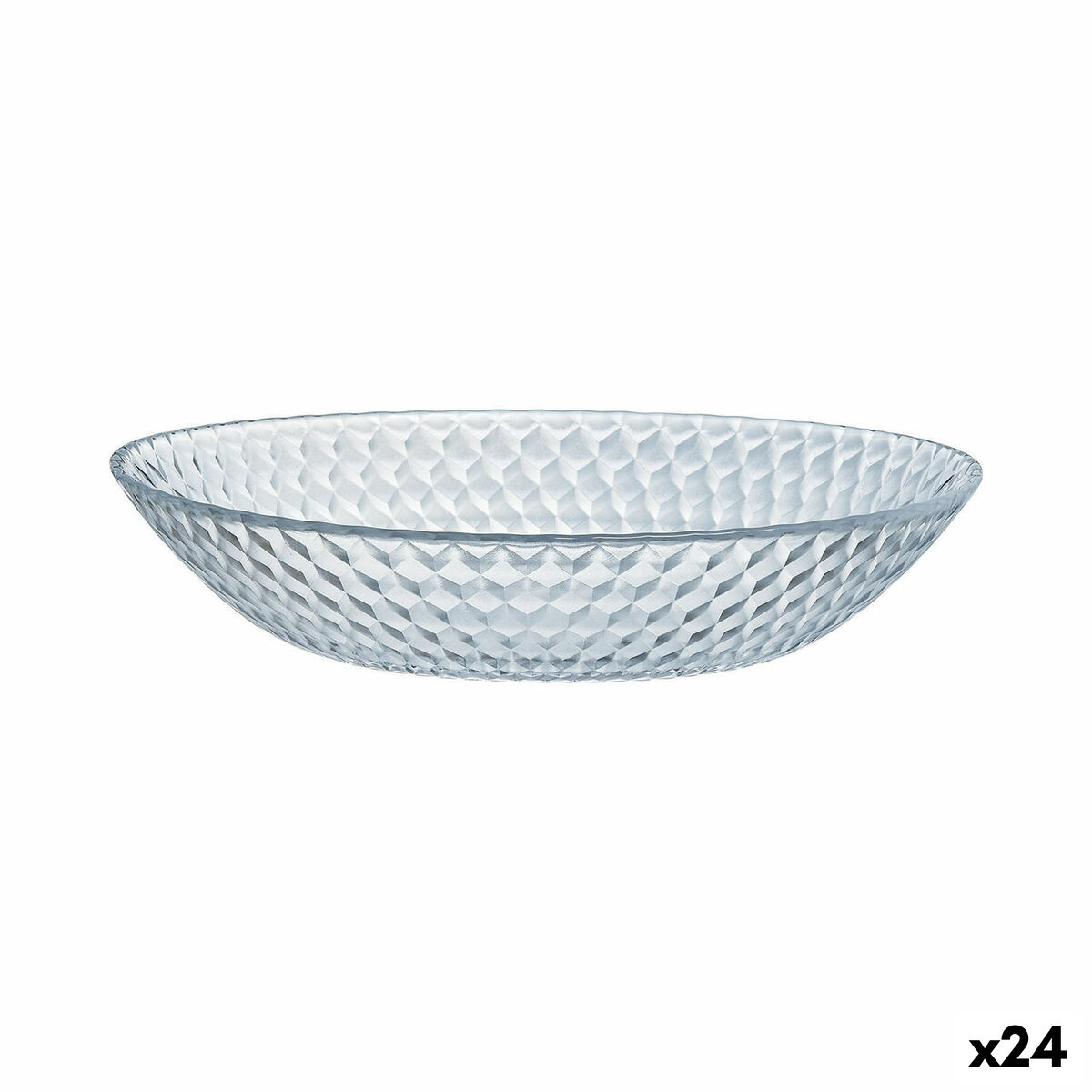 Djup tallrik Luminarc Pampille Clear Transparent Glas (20 cm) (24 antal)