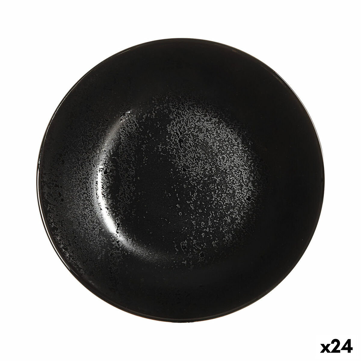 Djup tallrik Luminarc Diana Svart Glas (20 cm) (24 antal)