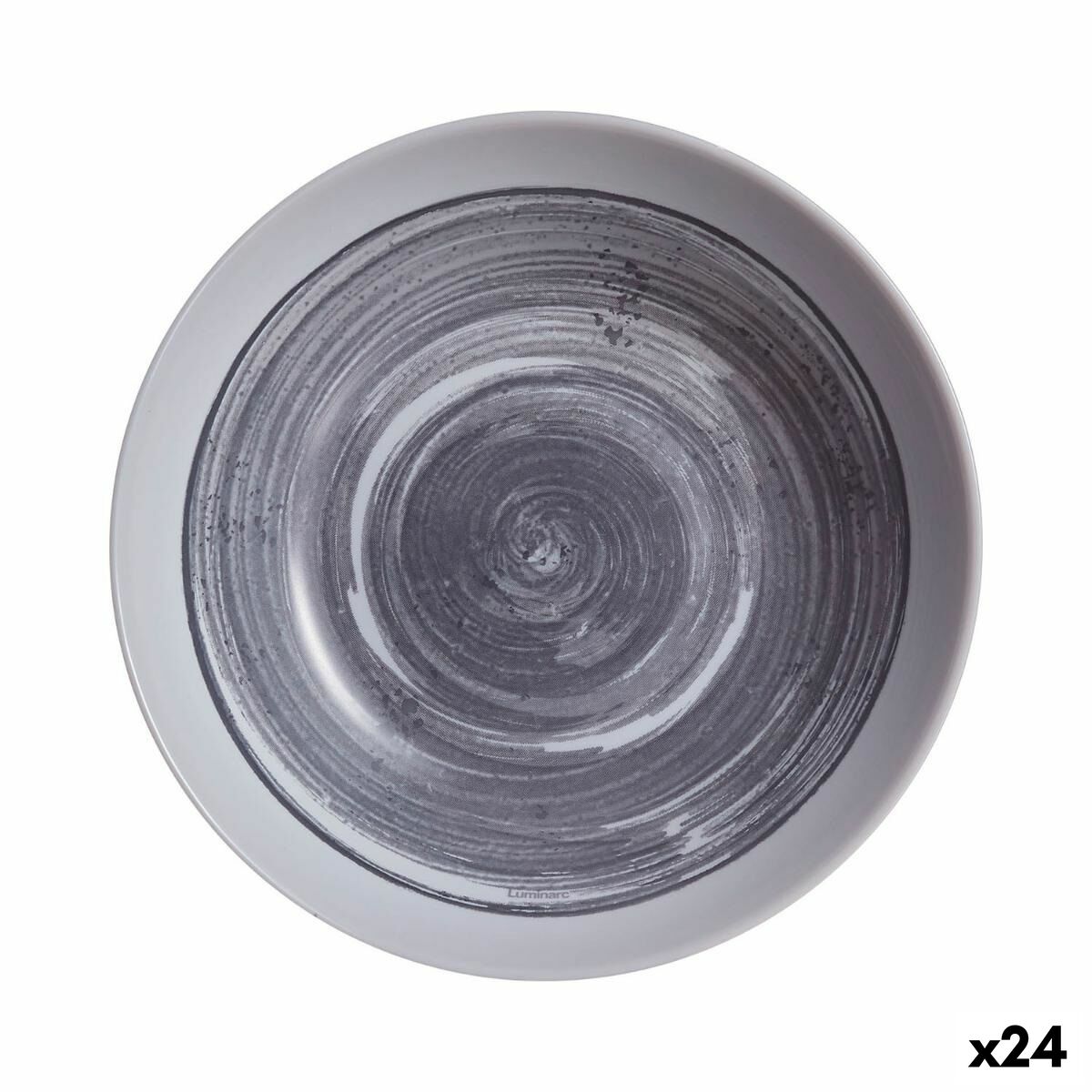 Djup tallrik Luminarc Artist Dvobarvna Glas (20 cm) (24 antal)