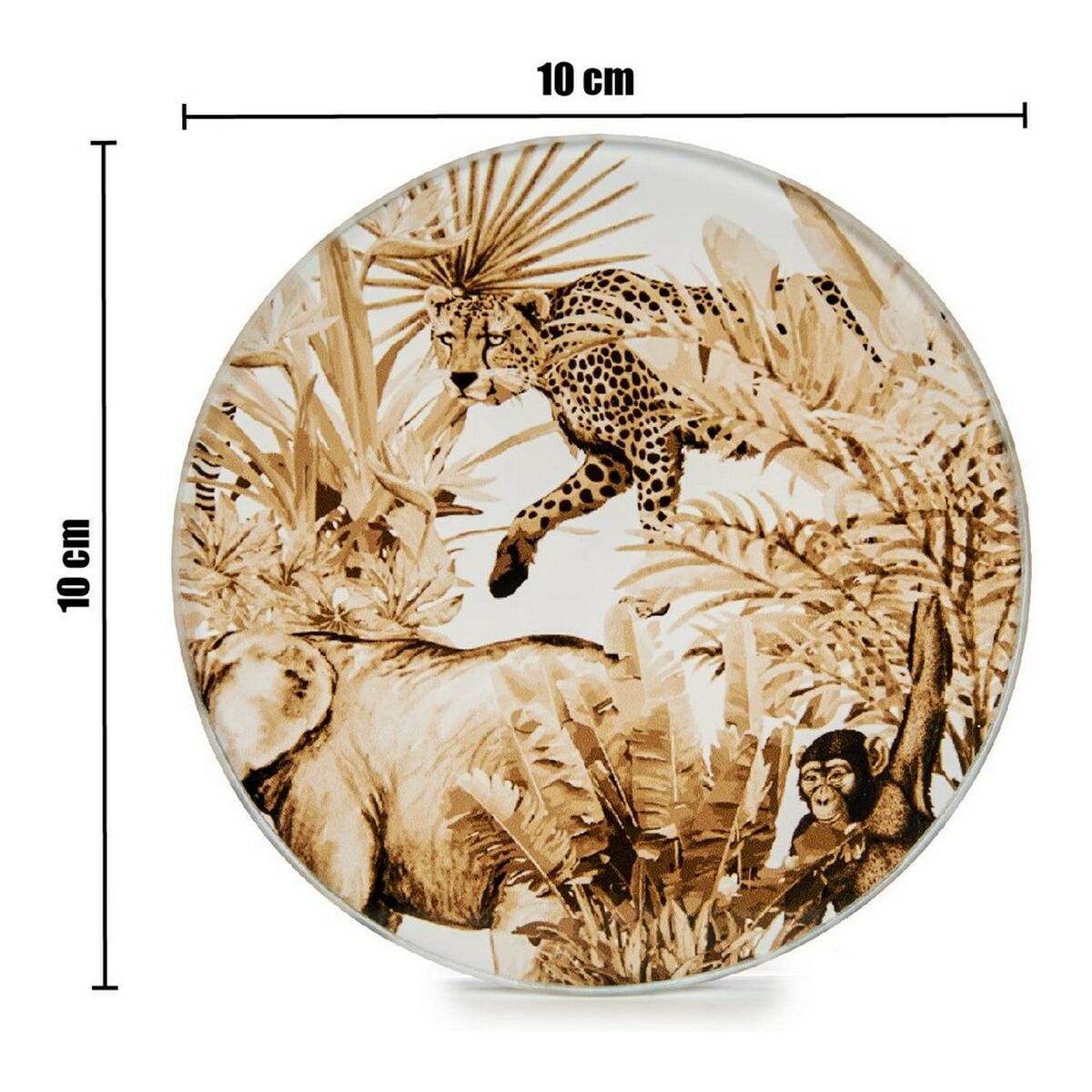 Underlägg Glas (4 uds) (Ø 10 cm) - 7