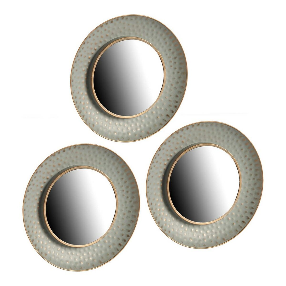 Spegelspel 88772 Grå Gyllene Glas Plast - 2