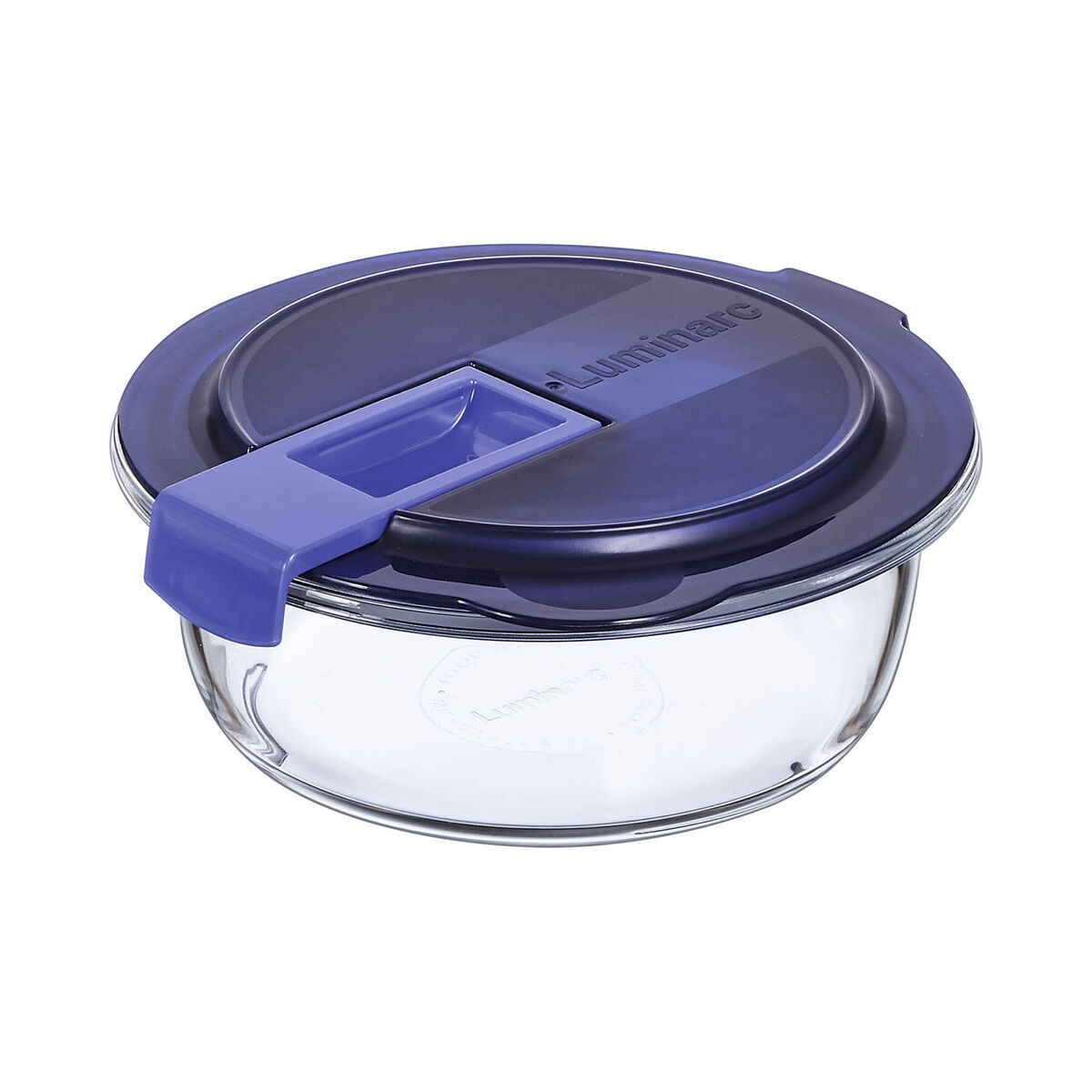 Hermetisk matlåda Luminarc Easy Box Blå Glas (6 antal) (670 ml) - 2