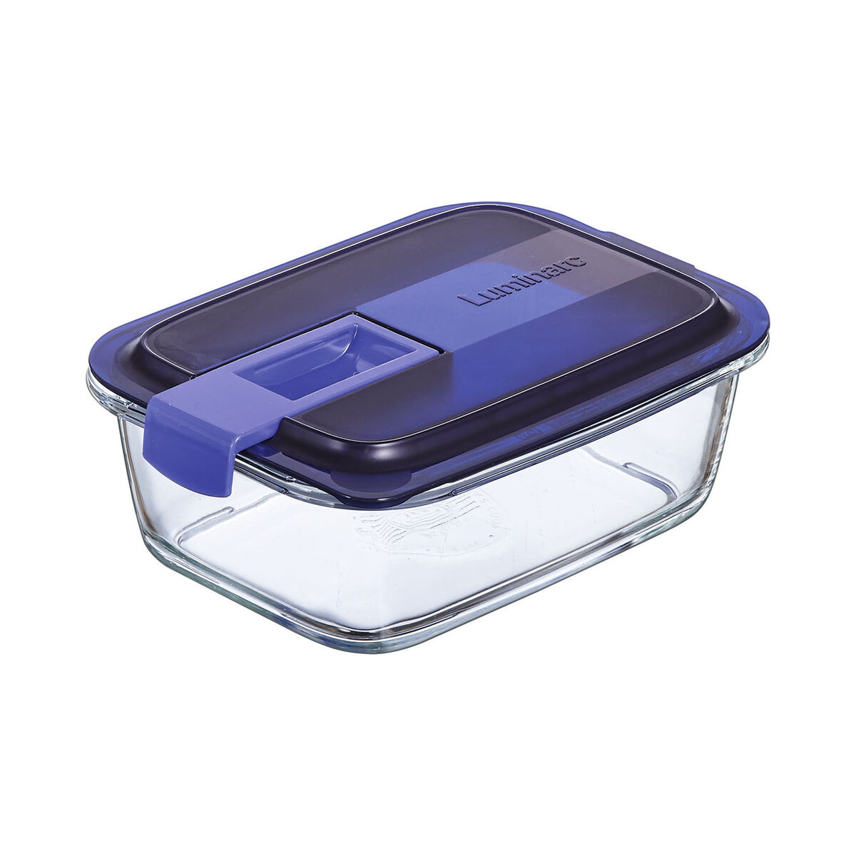 Hermetisk matlåda Luminarc Easy Box Blå Glas (6 antal) (820 ml) - 2