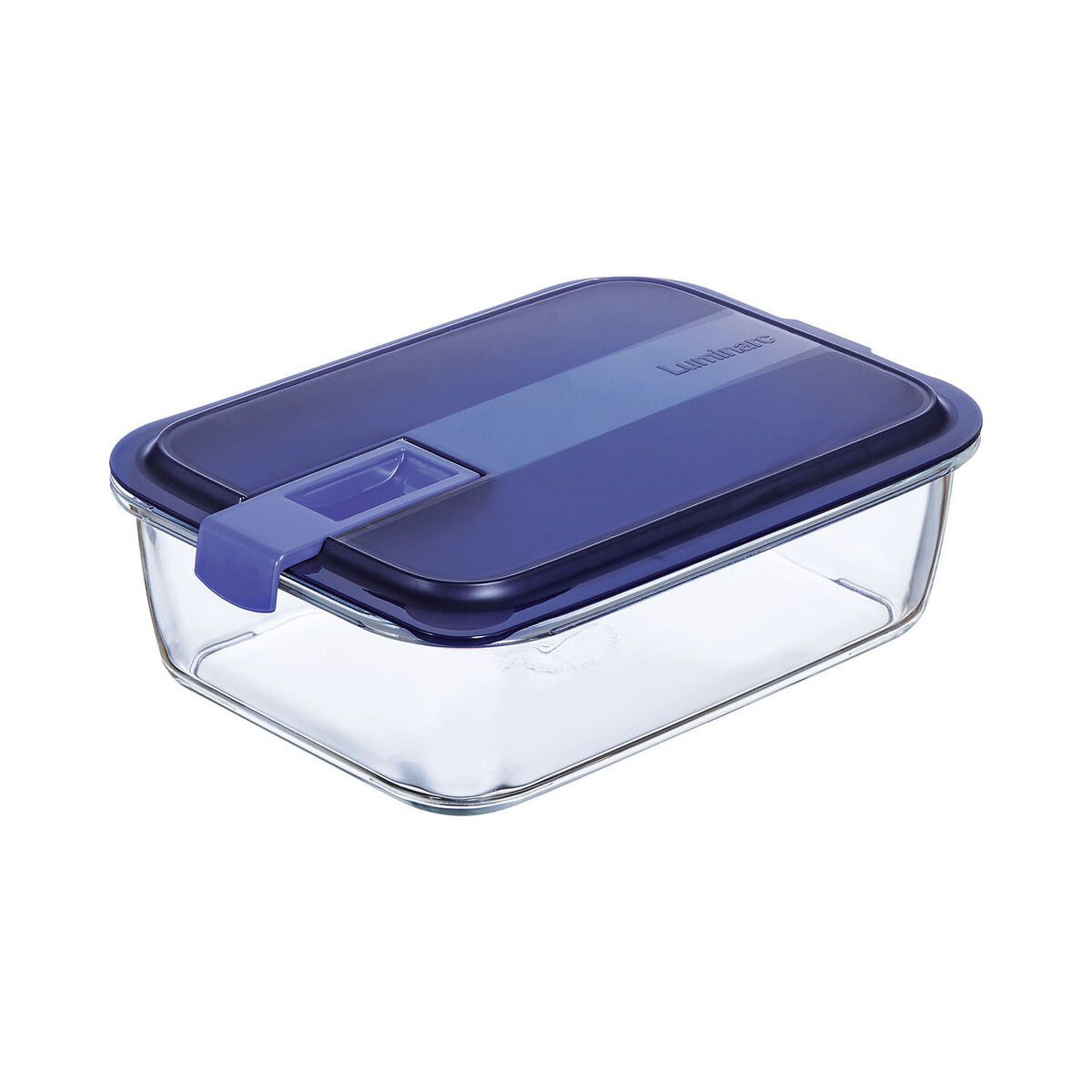 Hermetisk matlåda Luminarc Easy Box Blå Glas (6 antal) (1,97 l) - 2