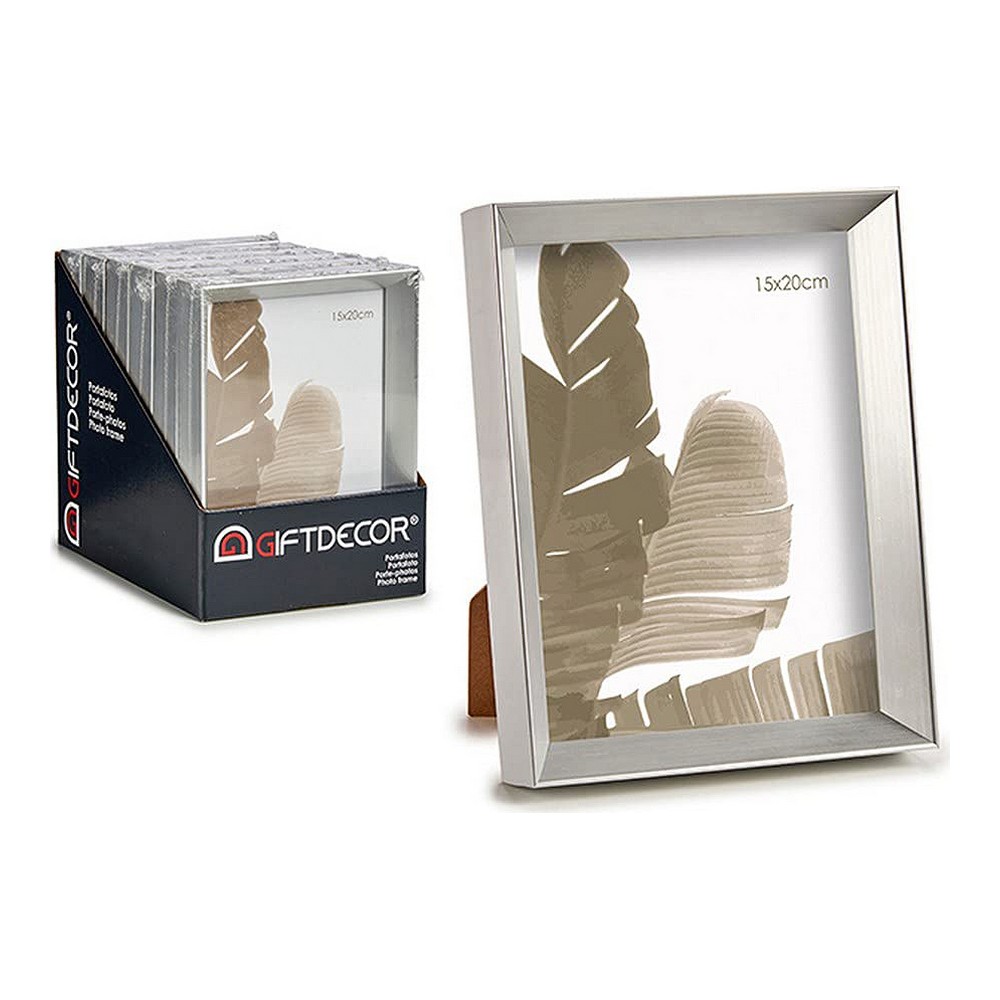 Fotoram 78441//arte 17,3 x 3,3 x 22,3 cm Silvrig Plast Glas (15 x 20 cm)