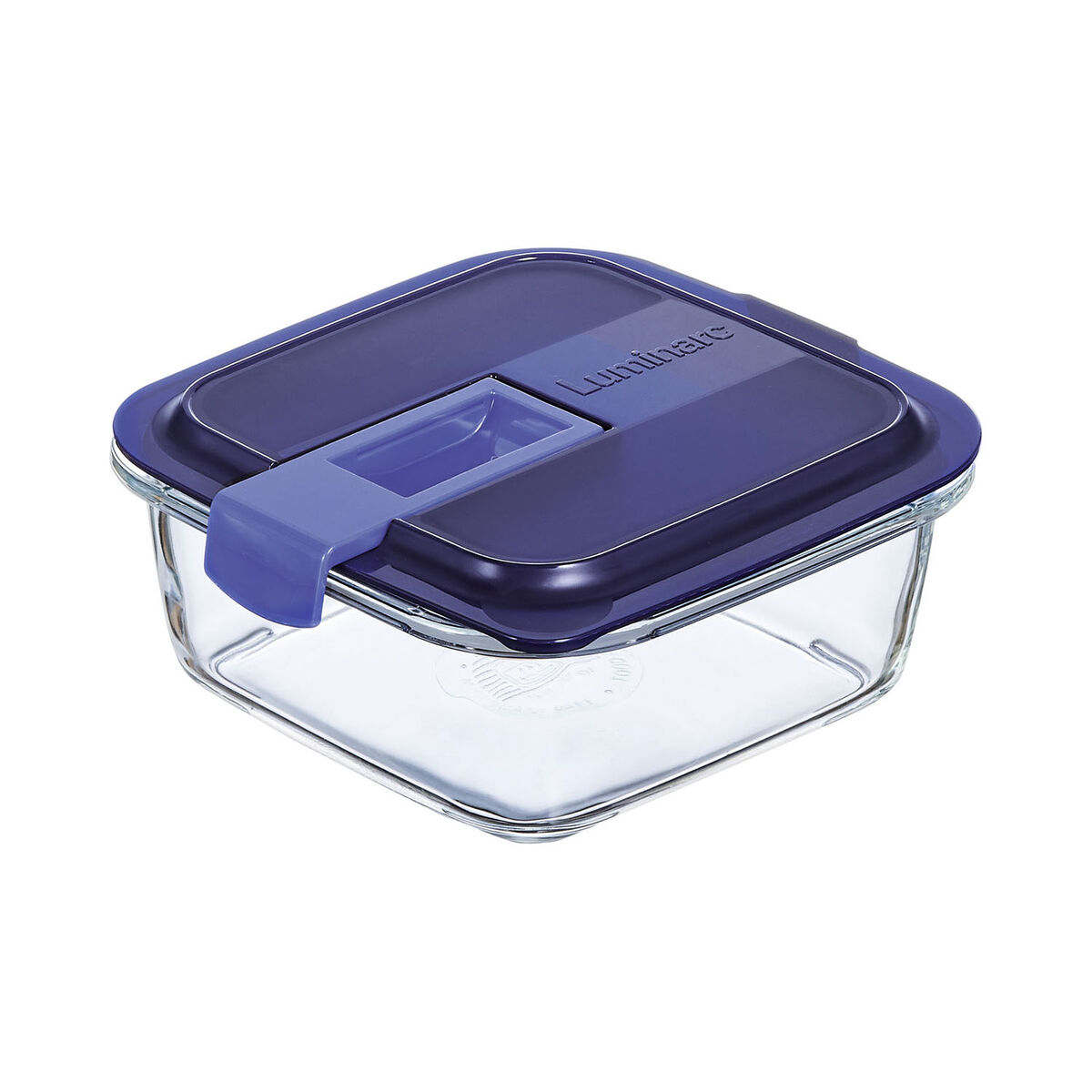 Hermetisk matlåda Luminarc Easy Box Blå Glas (760 ml) (6 antal) - 3