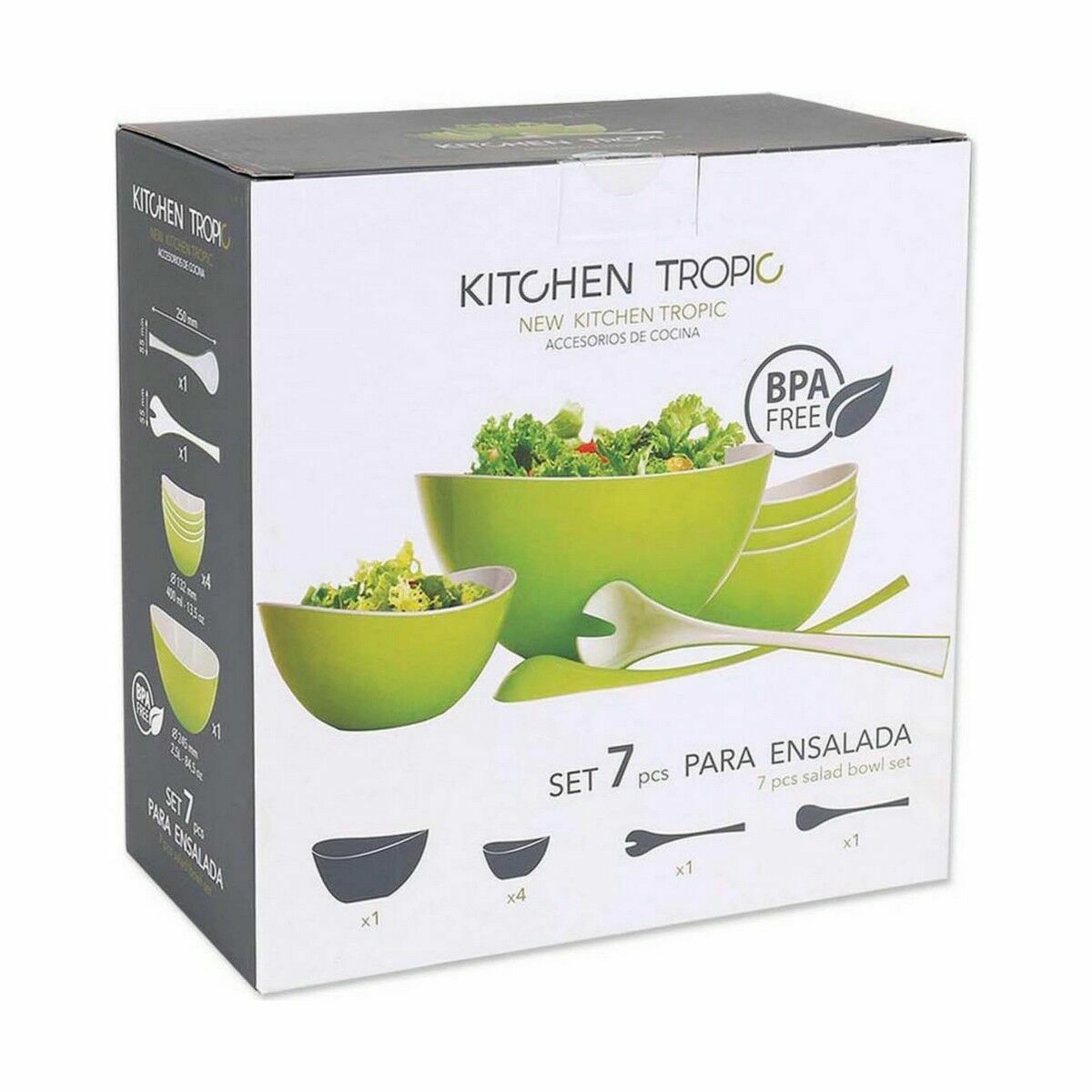 Servissats Kitchen Tropic Sallader 7 Delar
