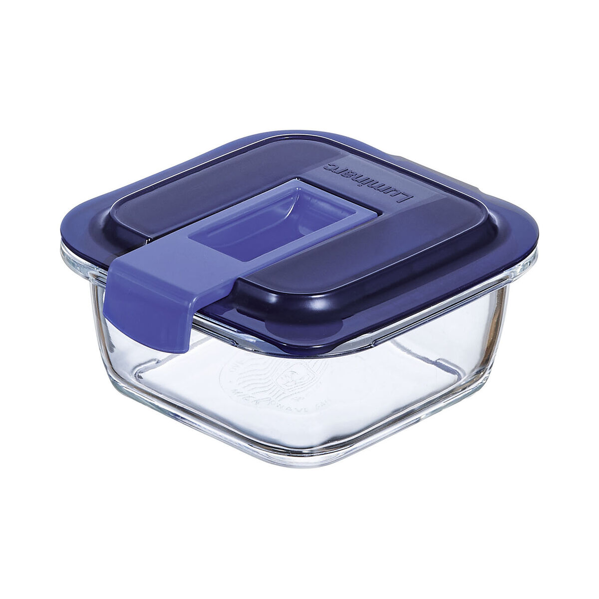 Hermetisk matlåda Luminarc Easy Box Blå Glas (380 ml) (6 antal) - 3