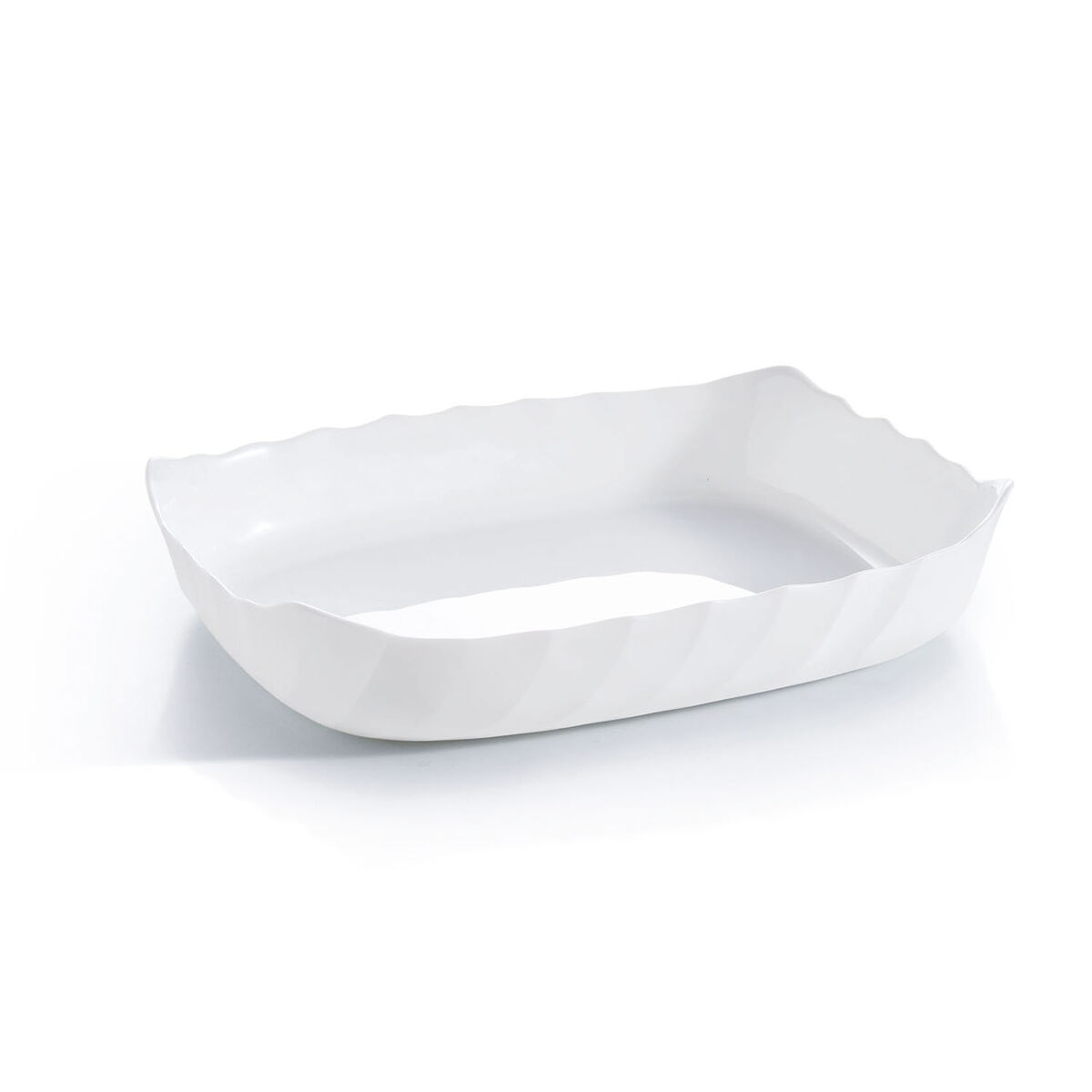 Servingsfat Luminarc Smart Cuisine Rektangulär Vit Glas 29 x 30 cm (6 antal) - 3