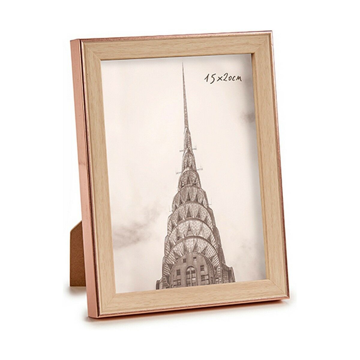 Fotoram Brun Koppar Glas Plast, Mått: 10 x 15 cm - 6