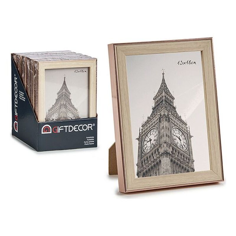 Fotoram Brun Koppar Glas Plast, Mått: 10 x 15 cm - 4