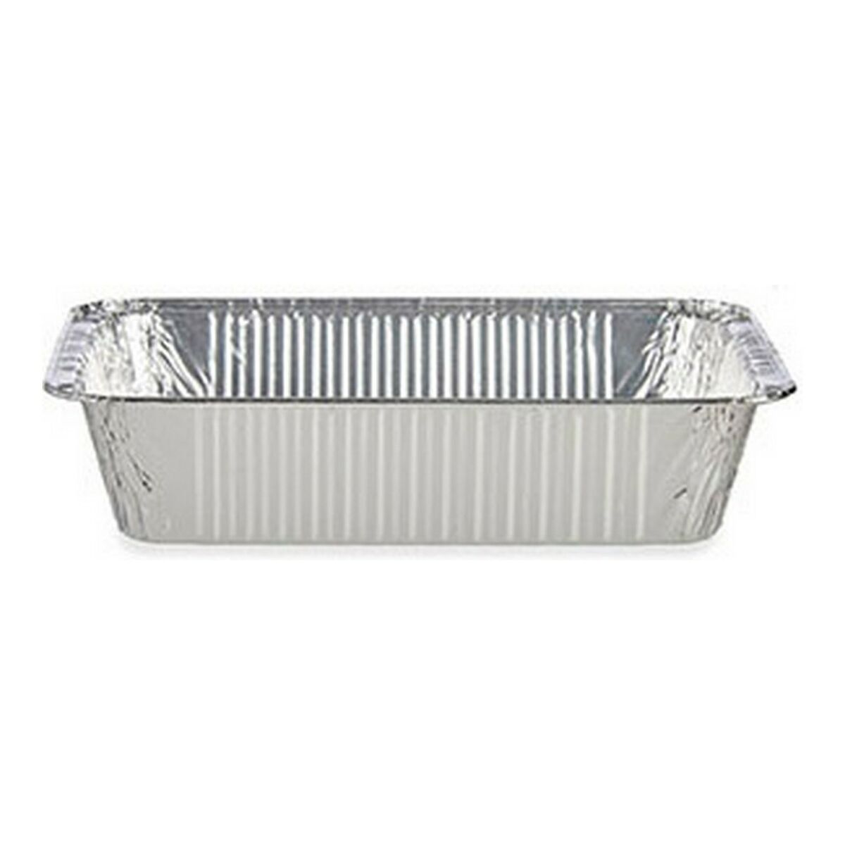 Uppsättning med Brickor Aluminium Silvrig (15,6 x 5 x 22 cm) - 5