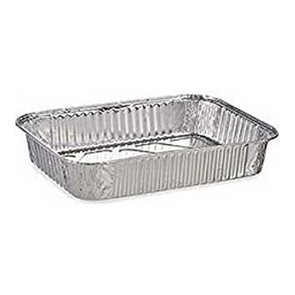 Uppsättning med Brickor Silvrig Aluminium (20,5 x 5 x 31,3 cm) - 2