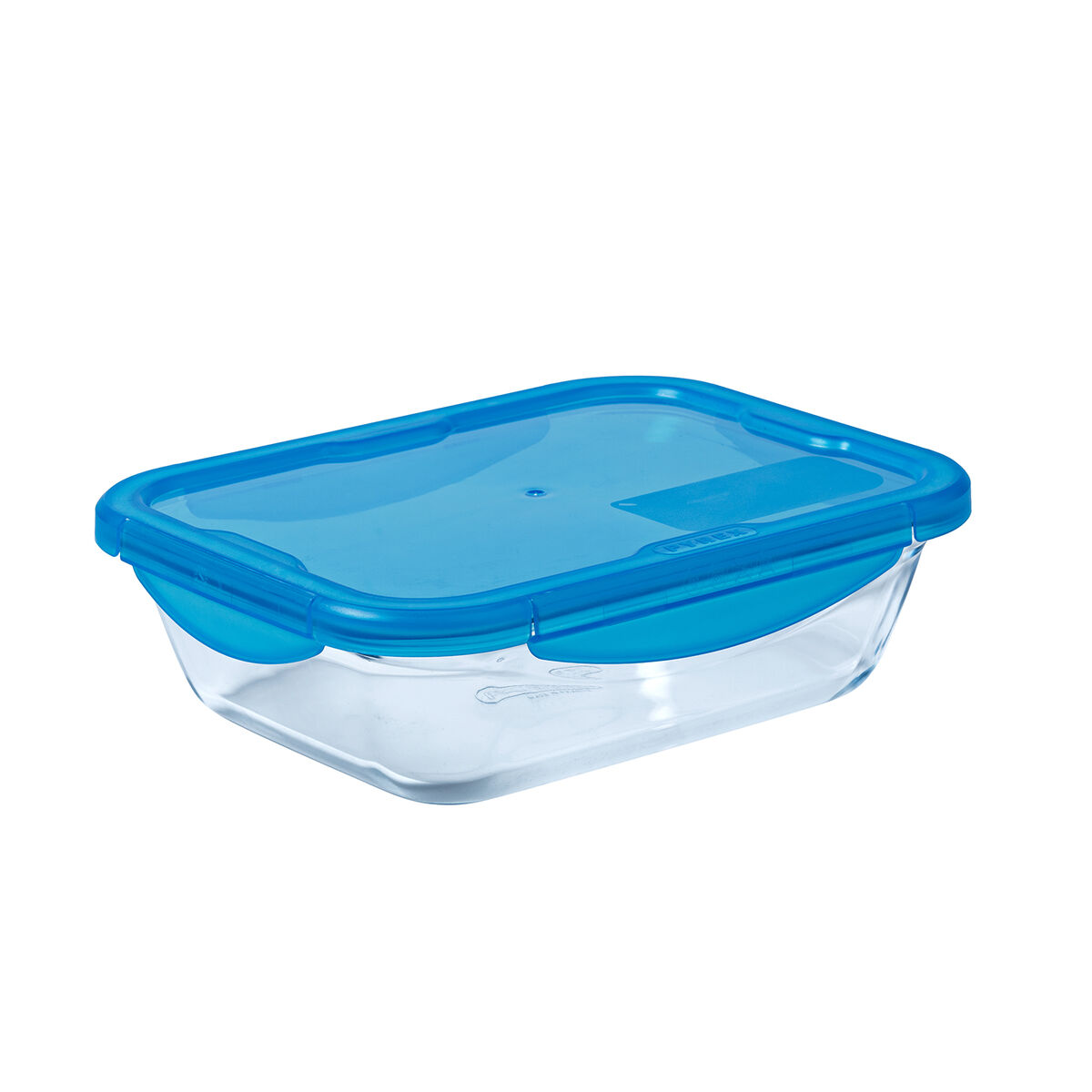 Hermetisk matlåda Pyrex Cook & Go Blå Glas (800 ml) (6 antal) - 2